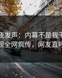 网红深夜发声：内幕不是我干的！人人影视全网疯传，网友直呼过瘾