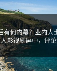 点击背后有何内幕？业内人士被曝猛料，人人影视刷屏中，评论数破万